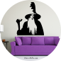 Preview: Wandtattoo 46230 Herr der Ringe Gandalf Silhouette